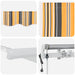 Cortina Retractabilă Manual Multicolour 500 × 300 cm țesătură - WALTI WALTI