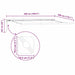 Pergola retractabilă manuală de la , cu dungi multicolore, 500x300 cm - WALTI WALTI