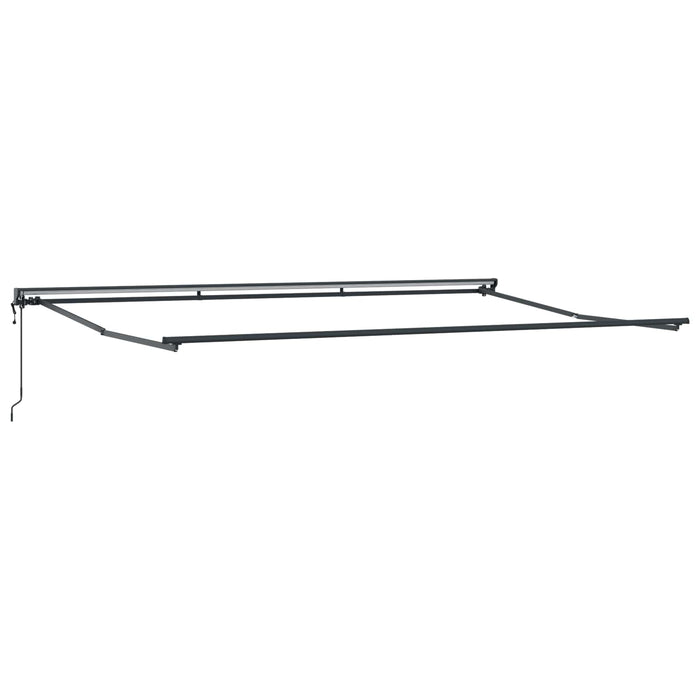 Cortina Retractabilă Bej 500 × 300 cm Aluminiu și țesătură - WALTI WALTI