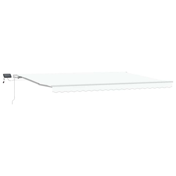 Cortina Retractabilă Alb 500 × 300 cm Material textil și oțel - WALTI WALTI