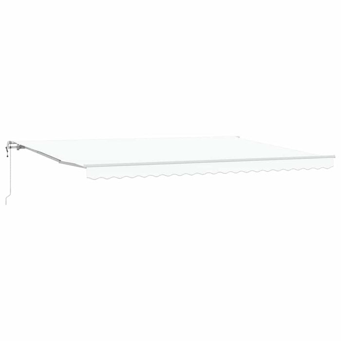 Cort electric retractabil Alb 500 × 300 cm - WALTI WALTI