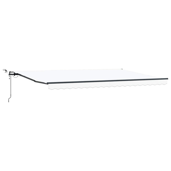 Țesătură pentru copertină cu Alb 500 × 300 cm Poliester - WALTI WALTI