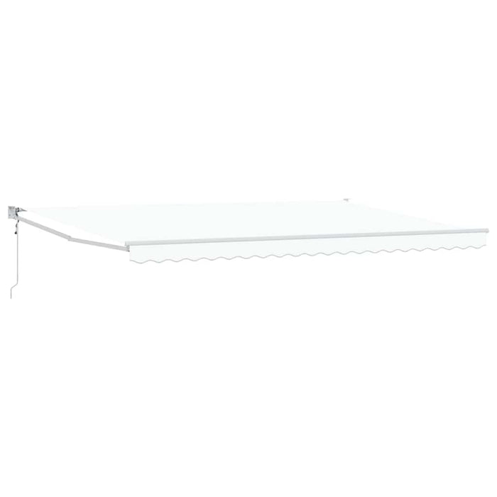 Copertină Alb 500 × 300 cm Poliester și metal - WALTI WALTI