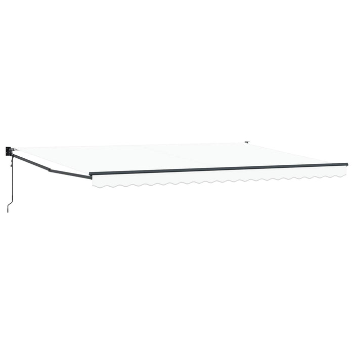 Copertină Alb 500 × 300 cm Poliester și metal - WALTI WALTI