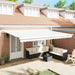 Cortina Retractabilă Alb 500 × 300 cm Stofă și Metal - WALTI WALTI