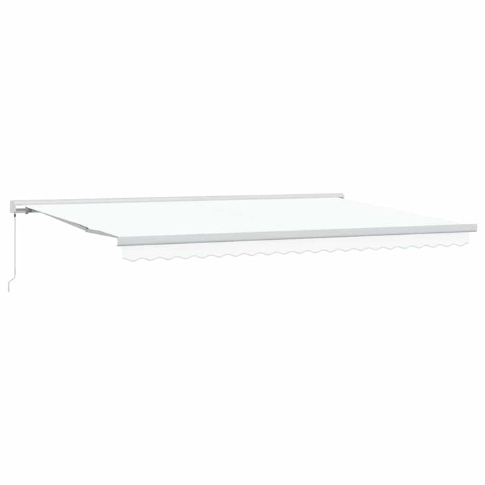 Cortina Retractabilă Alb 500 × 300 cm Stofă și Metal - WALTI WALTI