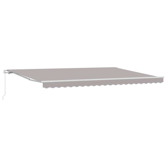 Copertină Gri deschis 500 x 300 x 165 cm Poliester și metal - WALTI WALTI