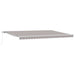 Copertină Gri deschis 500 x 300 x 165 cm Poliester și metal - WALTI WALTI