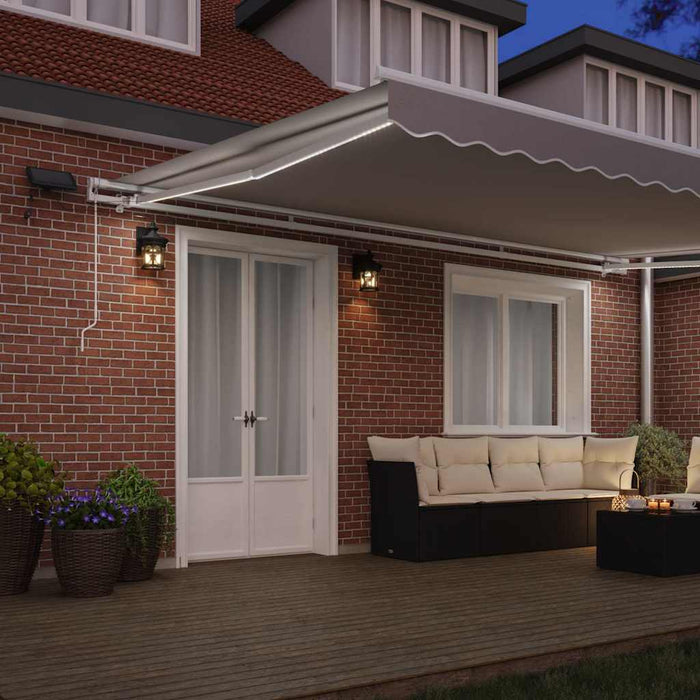 Cortina Retractabilă Manual Gri deschis 500 × 300 cm - WALTI WALTI