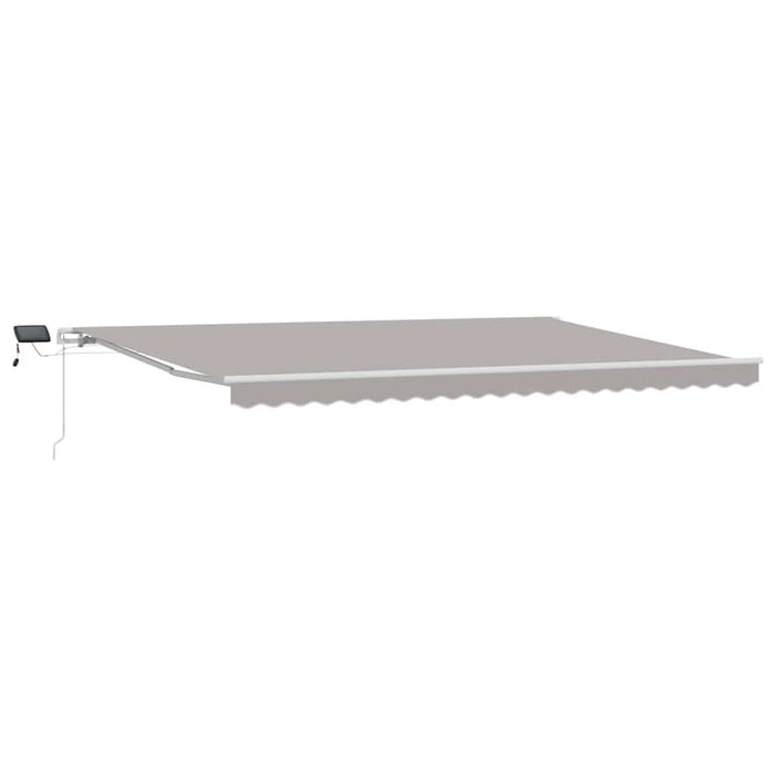 Cortina Retractabilă Manual Gri deschis 500 × 300 cm - WALTI WALTI
