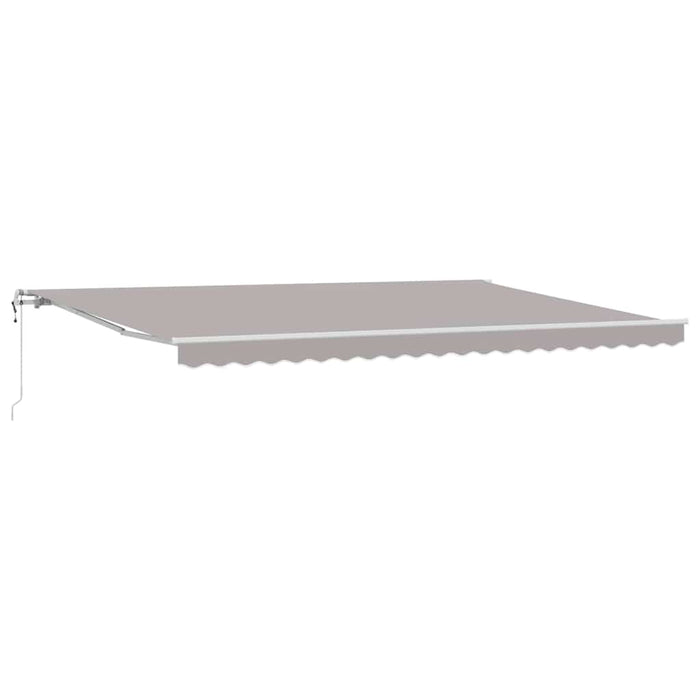 Cort electric retractabil Gri deschis 500 × 300 cm - WALTI WALTI
