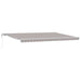 Cort electric retractabil Gri deschis 500 × 300 cm - WALTI WALTI