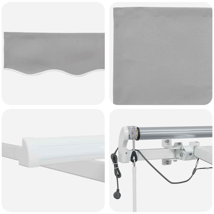 Cortina Retractabilă Gri deschis 500 × 300 cm - WALTI WALTI