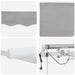 Cortina Retractabilă Gri deschis 500 × 300 cm - WALTI WALTI