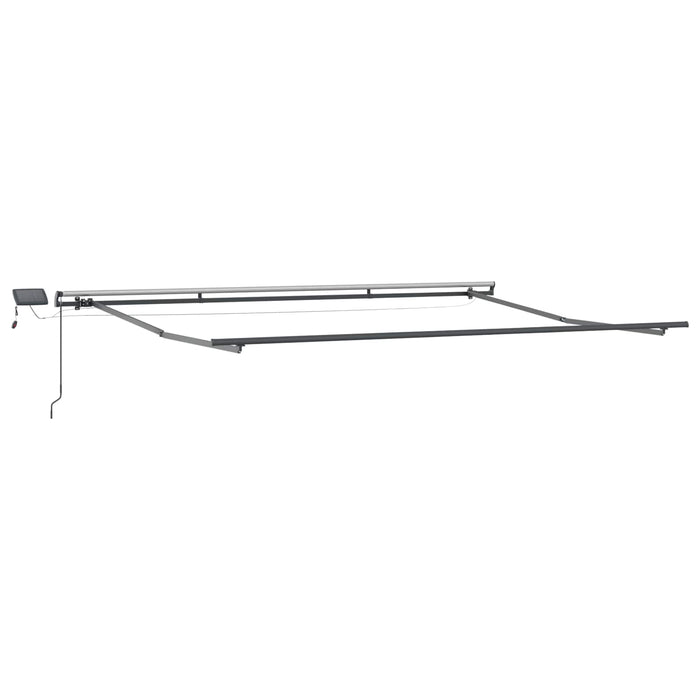 Cortina Retractabilă Manual Gri deschis 500 ×300 cm țesătură WALTI