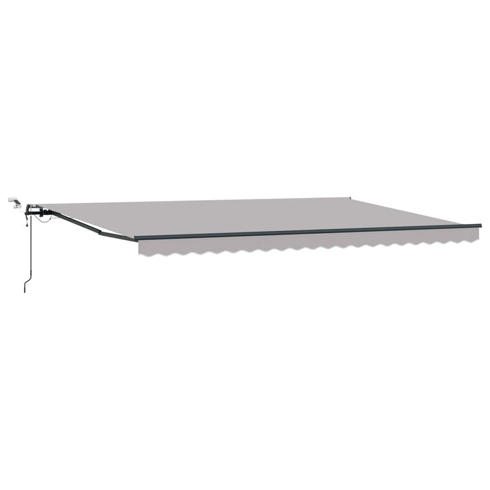 Țesătură pentru copertină cu Gri deschis 500 × 300 cm Poliester - WALTI WALTI