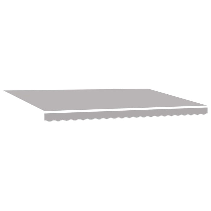Țesătură pentru copertină cu Gri deschis 500 × 300 cm Poliester - WALTI WALTI