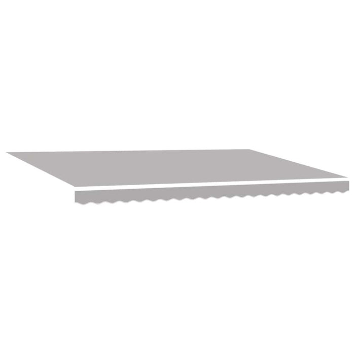 Copertină Gri deschis 500 x 300 x 165 cm Poliester și metal WALTI