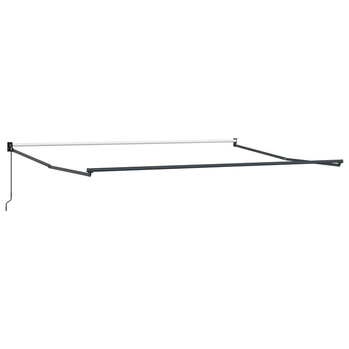 Copertină Gri deschis 500 x 300 x 165 cm Poliester și metal WALTI