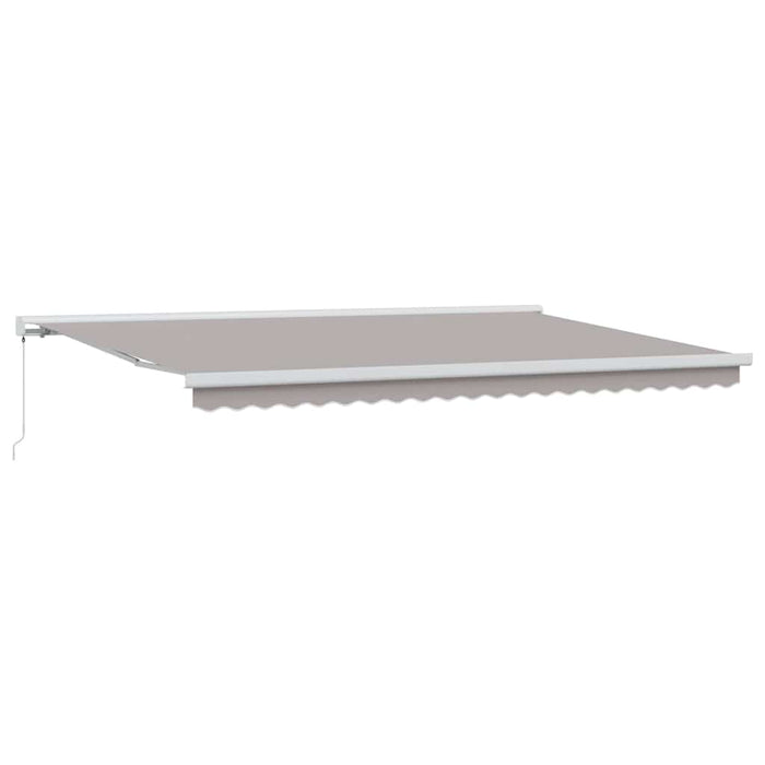 Cortina Retractabilă Gri deschis 500 × 300 cm Stofă și Metal WALTI