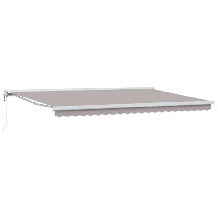 Copertină Gri deschis 500 x 300 x 165 cm Poliester și Aluminiu - WALTI WALTI