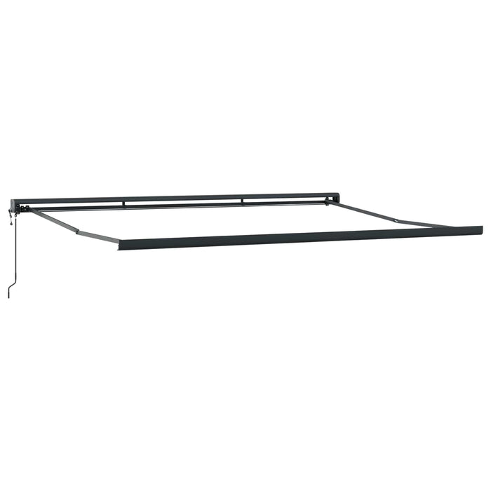 Copertină Gri deschis 500 x 300 x 165 cm Poliester și Aluminiu - WALTI WALTI