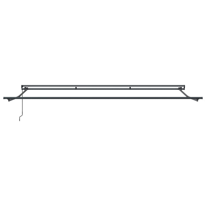 Cadru de copertină Manual Gri deschis 500 × 300 cm WALTI