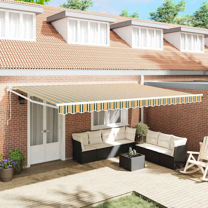 Cort electric retractabil Verde 500 × 300 cm - WALTI WALTI