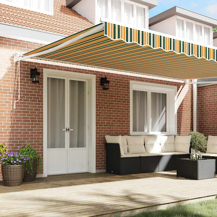 Cort electric retractabil Verde 500 × 300 cm - WALTI WALTI