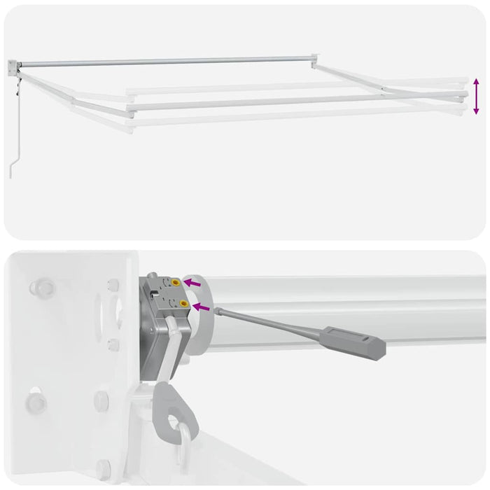 Cort electric retractabil Verde 500 × 300 cm - WALTI WALTI