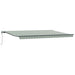 Cortina Retractabilă Verde și alb 500 × 300 cm - WALTI WALTI