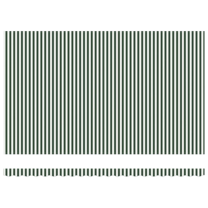 Cortina Retractabilă Verde și alb 500 × 300 cm - WALTI WALTI