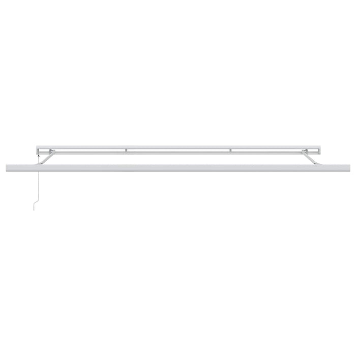 Cortina Retractabilă Verde și alb 500 × 300 cm Stofă și Metal - WALTI WALTI