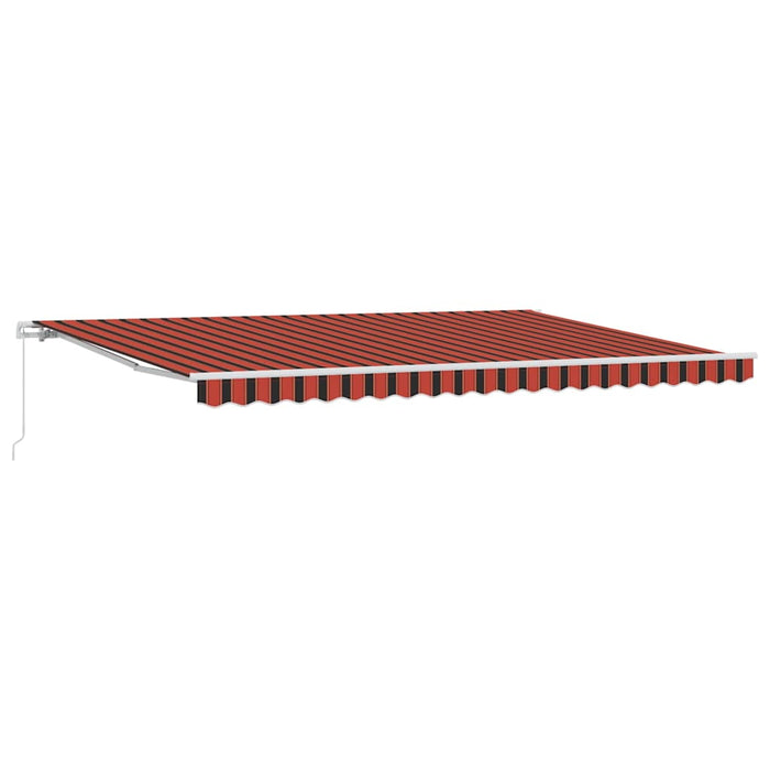 Cortina Retractabilă Manual Portocalie și maro 500 × 350 cm - WALTI WALTI