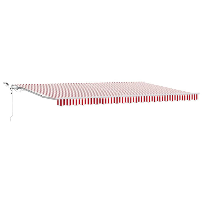 Cortina Retractabilă Roșu și Alb 500 × 350 cm - WALTI WALTI