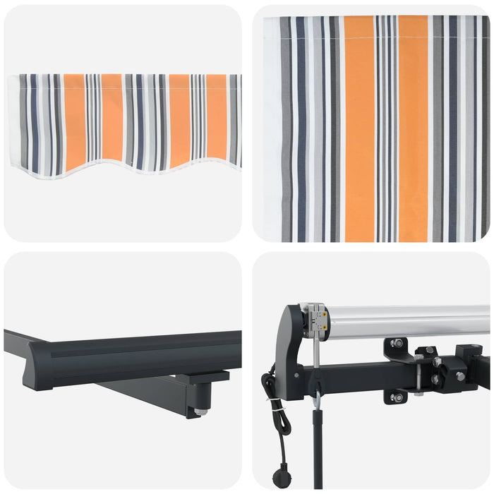 Copertină retractabilă Multicolour 500 × 350 cm WALTI