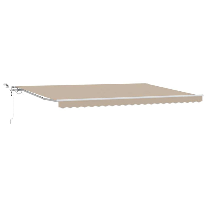 Cortina Retractabilă Bej 500 × 350 cm Poliester și metal - WALTI WALTI
