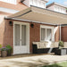 Cortina Retractabilă Bej 500 × 350 cm Țesătură și Aluminiu - WALTI WALTI