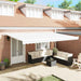 Cortina Retractabilă Alb 500 × 350 cm Poliester și Aluminiu - WALTI WALTI