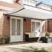 Cortina Retractabilă Alb 500 × 350 cm Țesătură și Aluminiu - WALTI WALTI