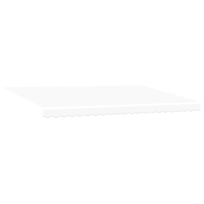 Cortina Retractabilă Alb 500 × 350 cm Țesătură și Aluminiu - WALTI WALTI