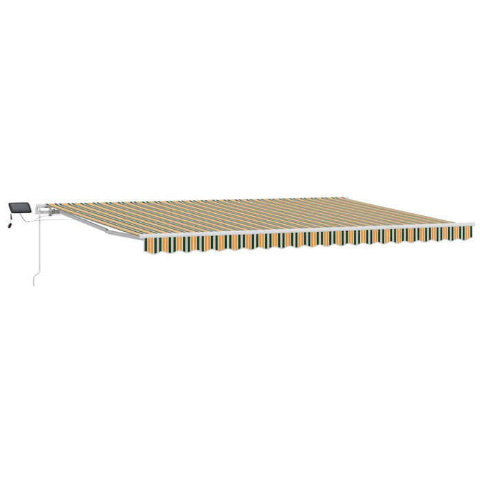 Cortina Retractabilă Manual Verde și galben 500 × 350 cm - WALTI WALTI