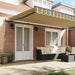 Cortina Retractabilă Manual Verde și galben 500 × 350 cm - WALTI WALTI