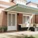 Cortina Retractabilă Manual Verde și alb 500 × 350 cm - WALTI WALTI