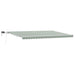 Cortina Retractabilă Manual Verde și alb 500 × 350 cm - WALTI WALTI