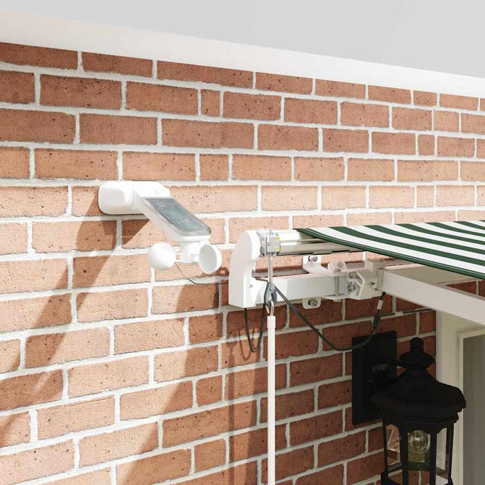 Cortina Retractabilă Verde și alb 500 × 350 cm - WALTI WALTI