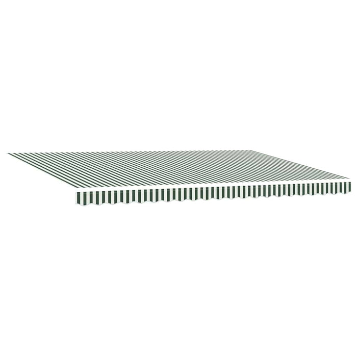 Cortina Retractabilă Verde și alb 500 × 350 cm - WALTI WALTI