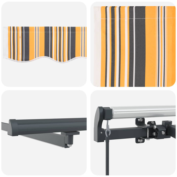 Copertină retractabilă Multicolour 600 × 300 cm WALTI
