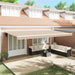 Cortina Retractabilă Bej 600 × 300 cm Poliester și Aluminiu - WALTI WALTI