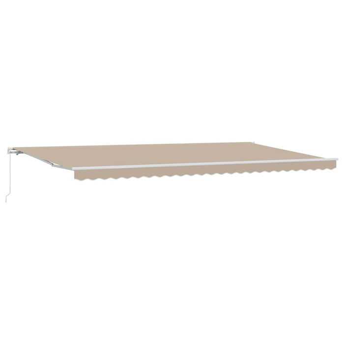 Cortina Retractabilă Bej 600 × 300 cm Poliester și Aluminiu - WALTI WALTI